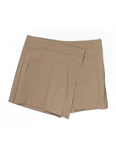 Pre-owned Zara Formal Skirt In Brown