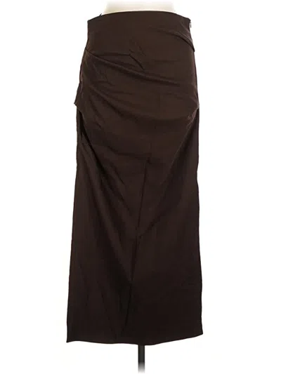 Zara Formal Skirt In Brown