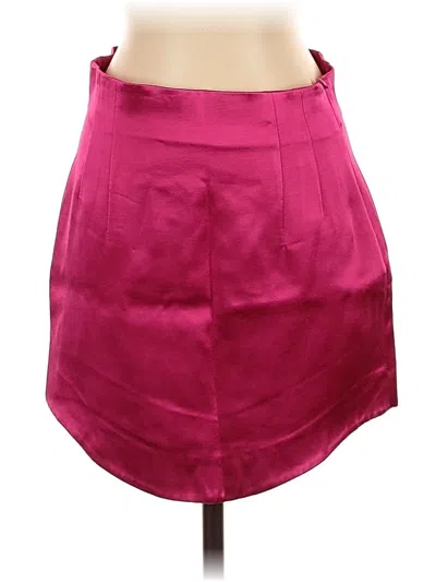 Zara Formal Skirt In Burgundy