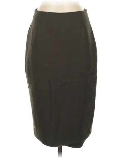 Pre-owned Zara Formal Skirt In Gray