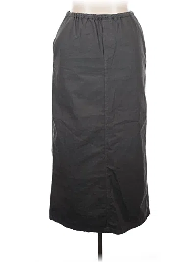 Pre-owned Zara Formal Skirt In Gray
