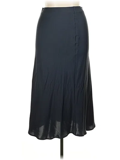Pre-owned Zara Formal Skirt In Gray