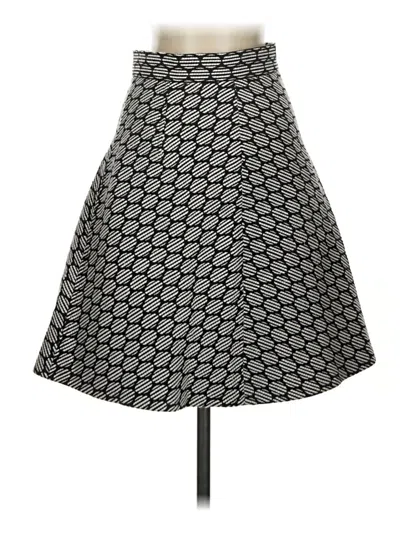 Pre-owned Zara Formal Skirt In Gray
