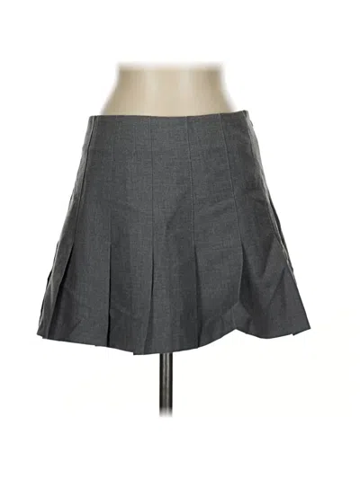 Zara Formal Skirt In Gray