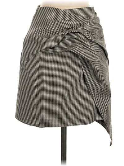 Zara Formal Skirt In Gray