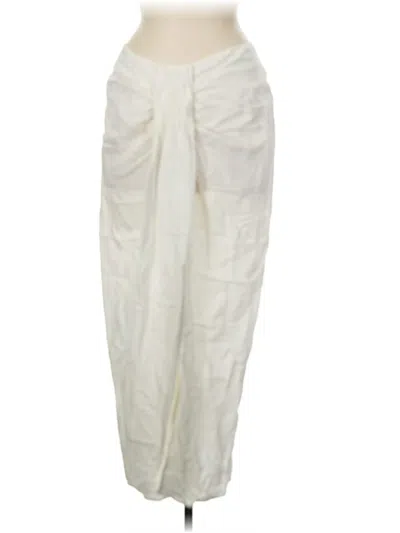 Pre-owned Zara Formal Skirt In Ivory
