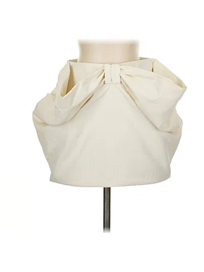 Pre-owned Zara Formal Skirt In Ivory