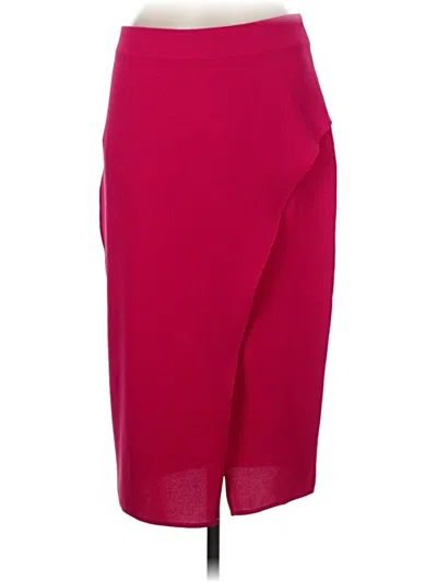 Pre-owned Zara Formal Skirt In Pink