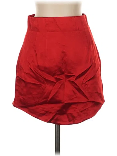Zara Formal Skirt In Red