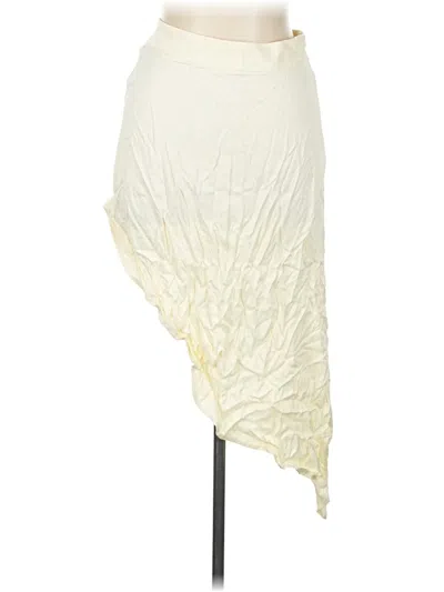 Pre-owned Zara Formal Skirt In White