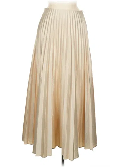 Pre-owned Zara Formal Skirt In White