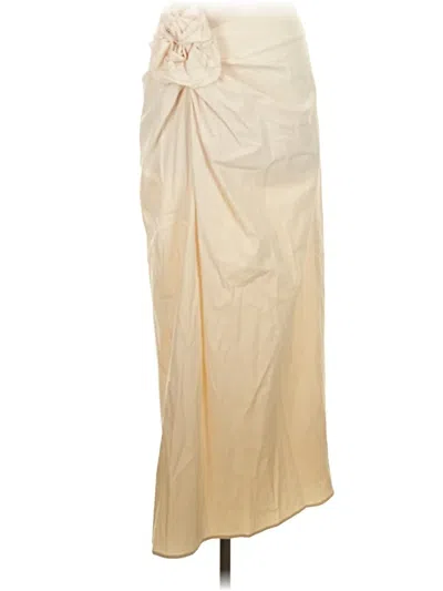 Pre-owned Zara Formal Skirt In White