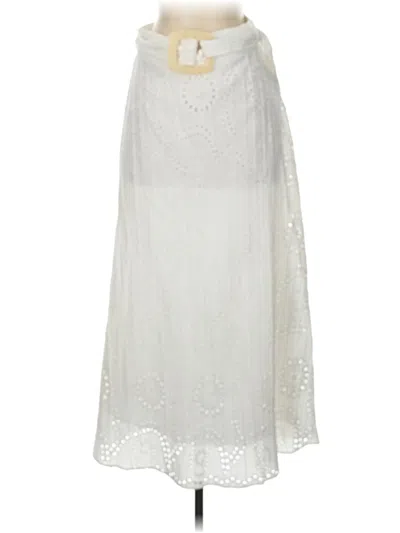 Zara Formal Skirt In White