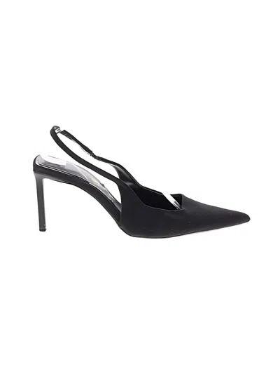 Pre-owned Zara Heels In Black