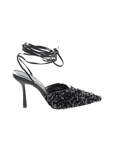 Pre-owned Zara Heels In Black