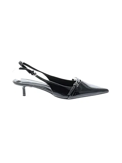 Pre-owned Zara Heels In Black