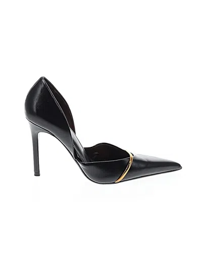 Pre-owned Zara Heels In Black