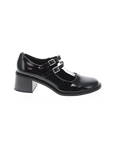 Pre-owned Zara Heels In Black