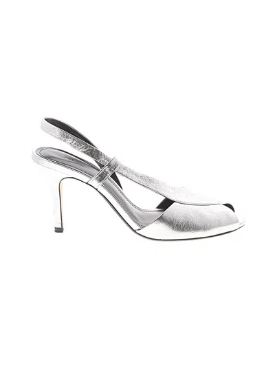 Pre-owned Zara Heels In Silver