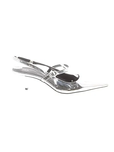 Pre-owned Zara Heels In Silver
