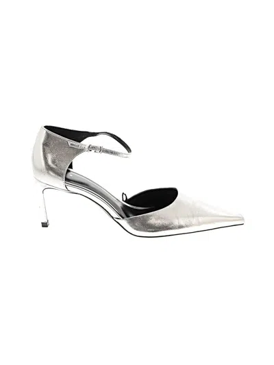 Pre-owned Zara Heels In Silver