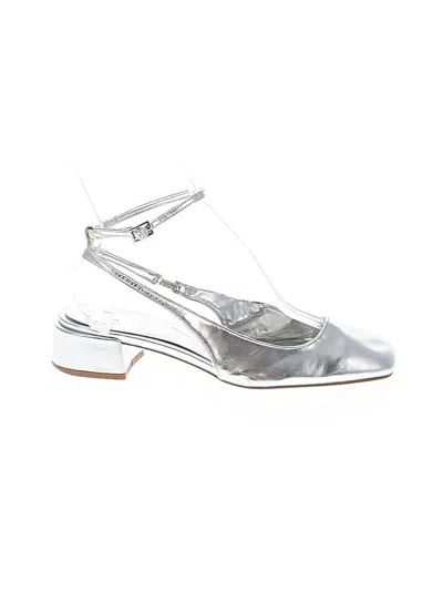 Pre-owned Zara Heels In Silver