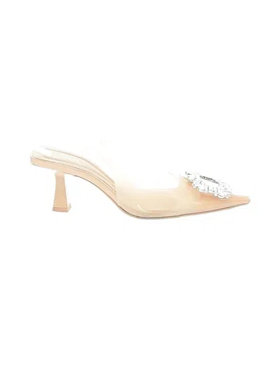 Pre-owned Zara Heels In Tan