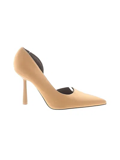 Pre-owned Zara Heels In Tan