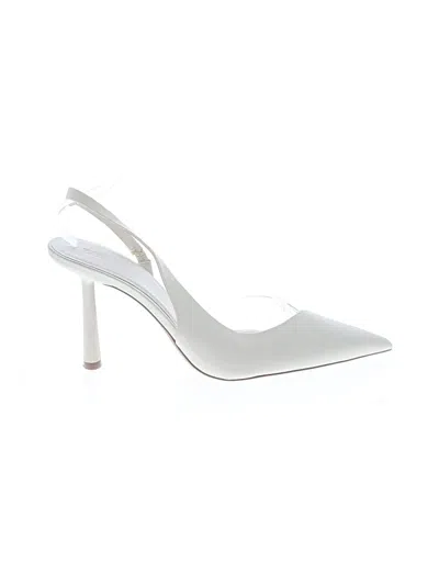 Pre-owned Zara Heels In White