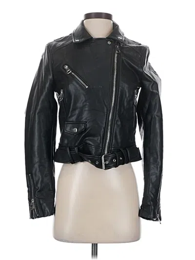 Pre-owned Zara Jacket In Black