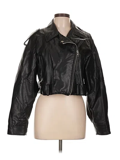 Pre-owned Zara Jacket In Black