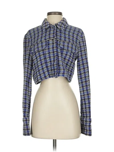 Pre-owned Zara Jacket In Blue