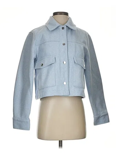 Pre-owned Zara Jacket In Blue