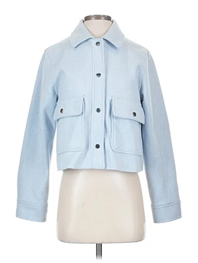 Pre-owned Zara Jacket In Blue