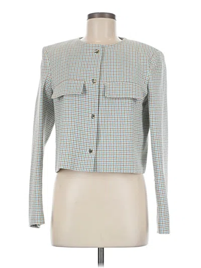 Pre-owned Zara Jacket In Blue