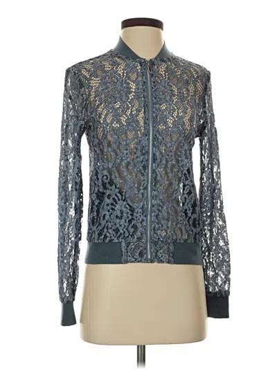 Pre-owned Zara Jacket In Blue