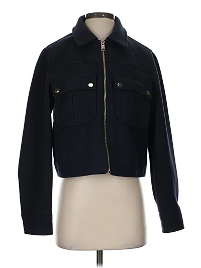 Pre-owned Zara Jacket In Blue