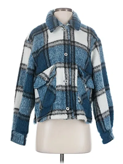 Pre-owned Zara Jacket In Blue