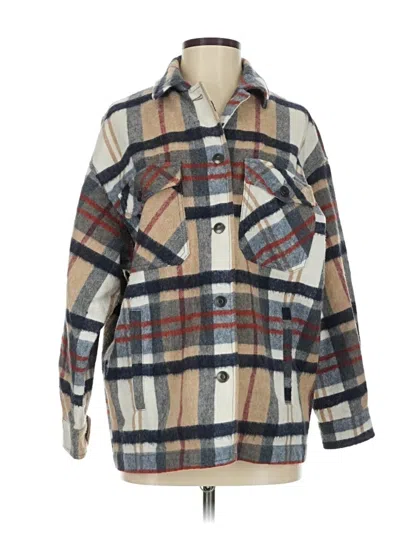 Pre-owned Zara Jacket In Blue
