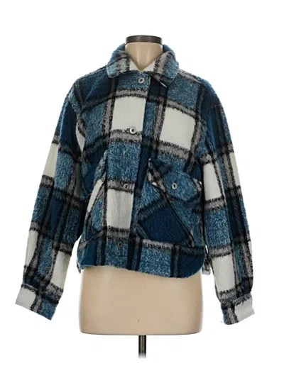 Pre-owned Zara Jacket In Blue