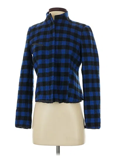 Pre-owned Zara Jacket In Blue