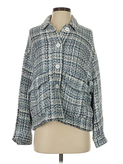 Pre-owned Zara Jacket In Blue