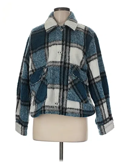 Pre-owned Zara Jacket In Blue