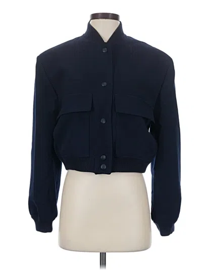 Pre-owned Zara Jacket In Blue