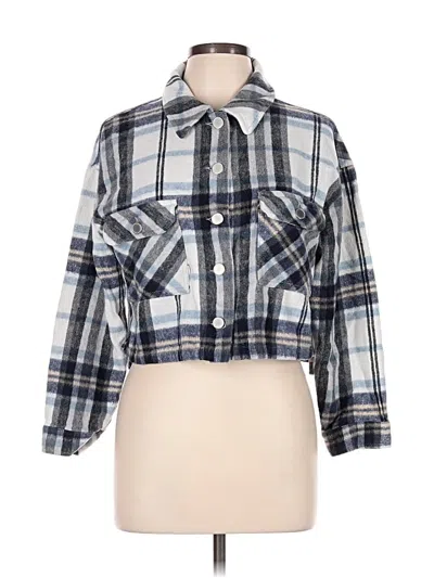 Pre-owned Zara Jacket In Blue