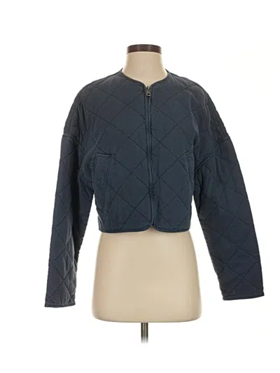 Pre-owned Zara Jacket In Blue