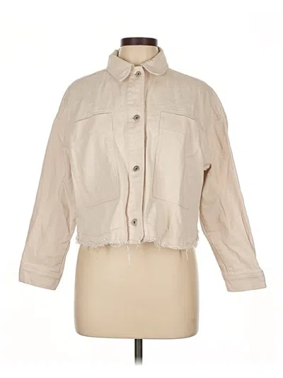 Pre-owned Zara Jacket In Brown