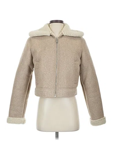 Pre-owned Zara Jacket In Brown