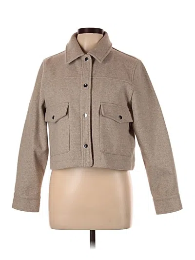 Pre-owned Zara Jacket In Brown
