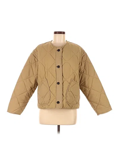 Pre-owned Zara Jacket In Brown